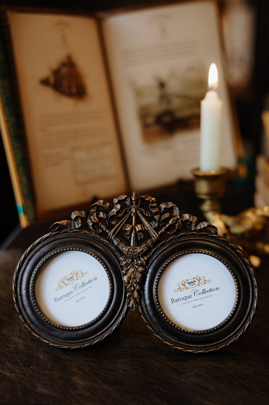 Cadre photo duo style baroque