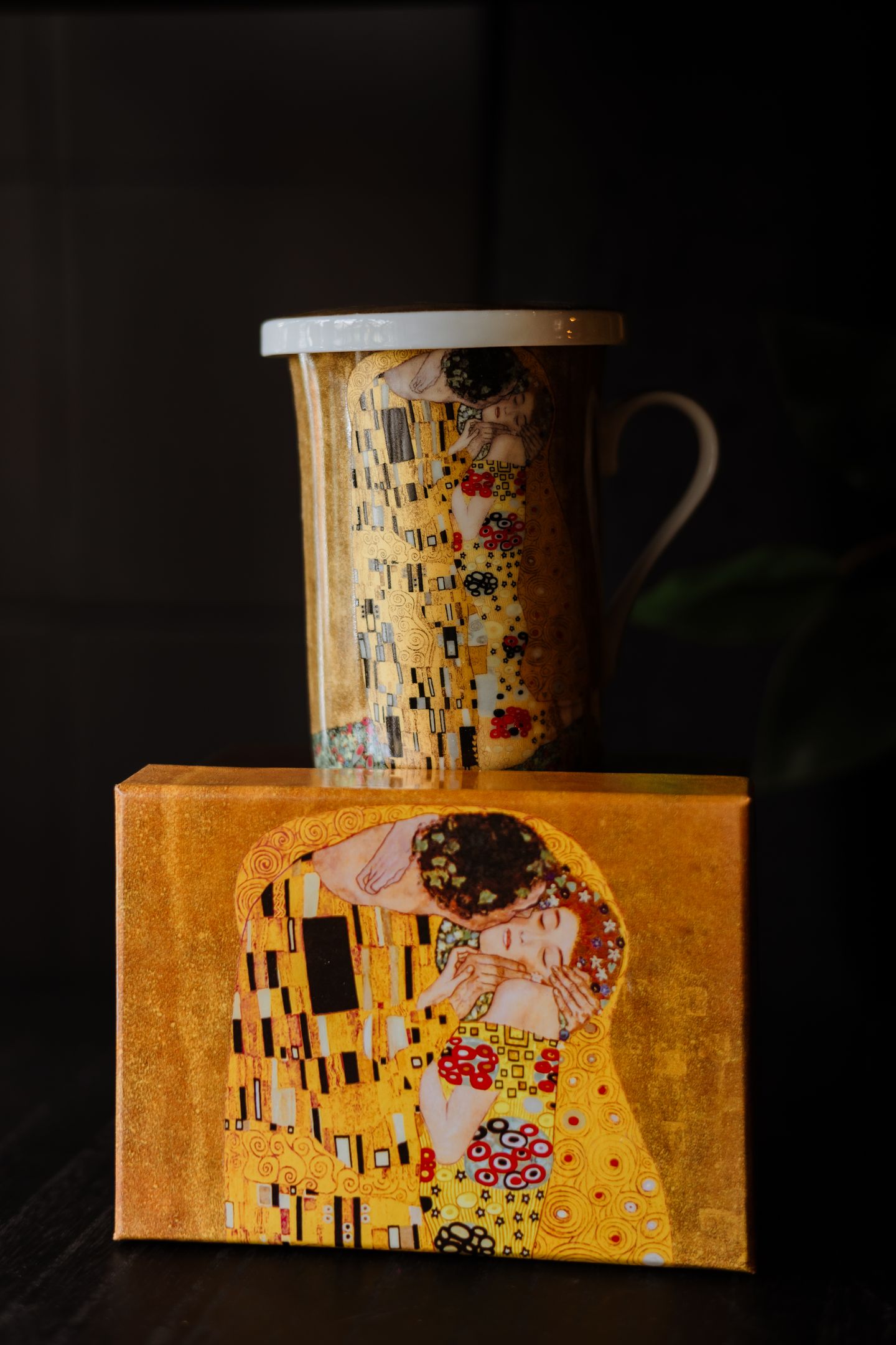 Tisanière + Infuseur "Le Baiser" Gustav KLIMT