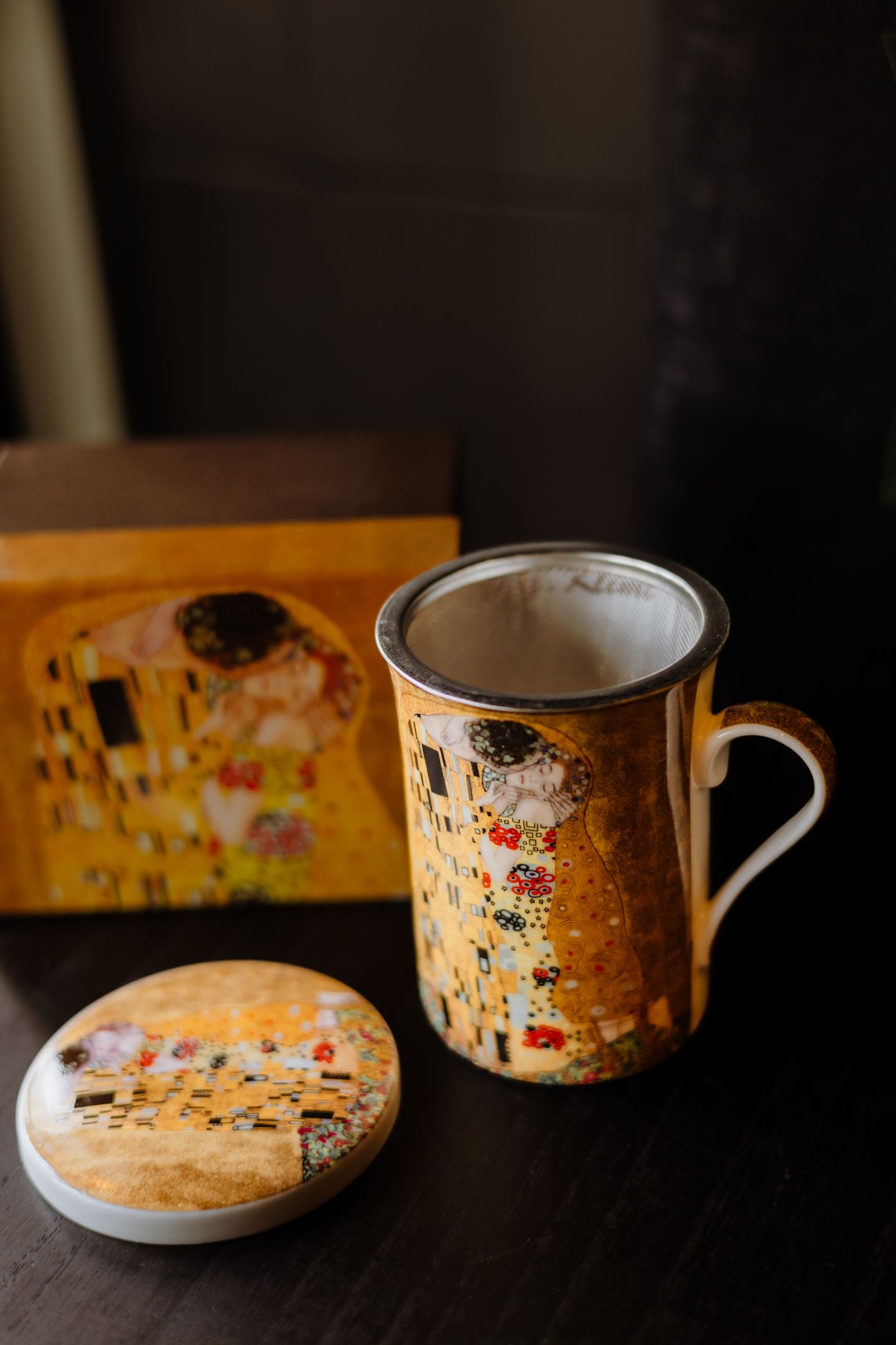 Tisanière + Infuseur "Le Baiser" Gustav KLIMT