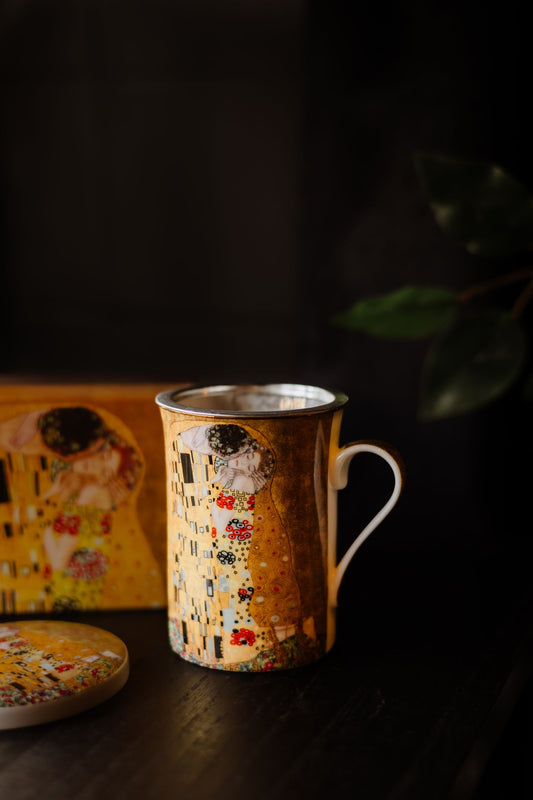 Tisanière + Infuseur "Le Baiser" Gustav KLIMT