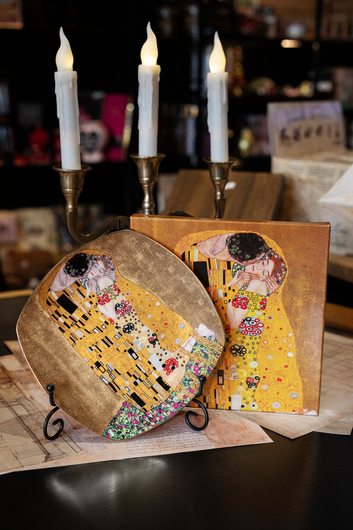 Assiette "Le Baiser" de Gustav KLIMT